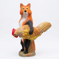 Fuchs mit Hahn