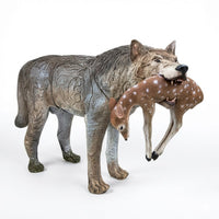 Wolf mit Kitz
