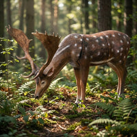 Damhirsch fressend
