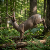 Maultierhirsch springend